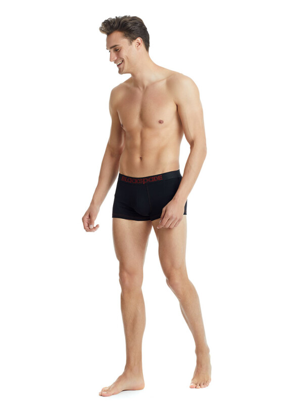 9758 Erkek Boxer - Siyah - 4