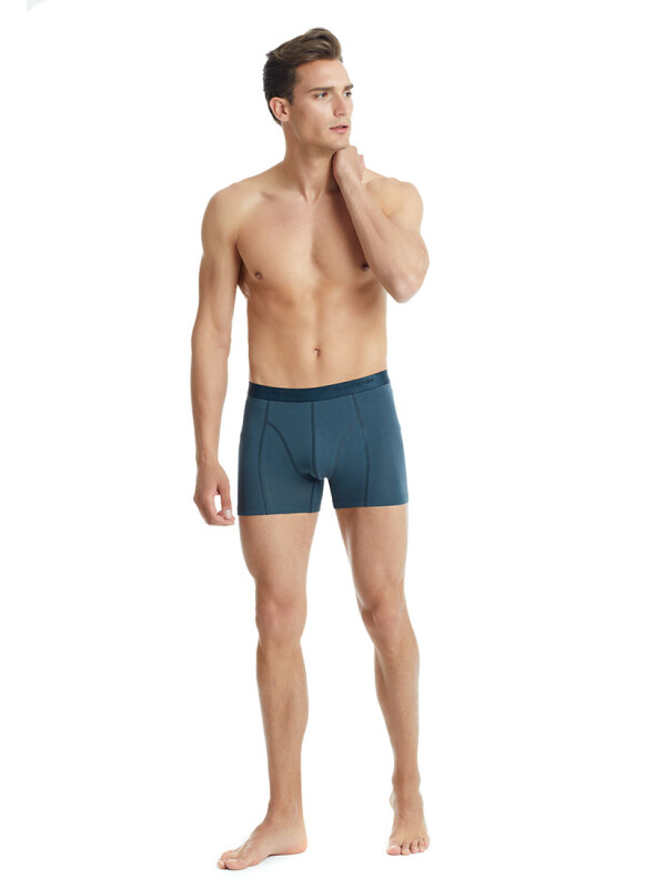 Erkek Pamuk Elastan Boxer Aura 9502 - Antrasit - 5