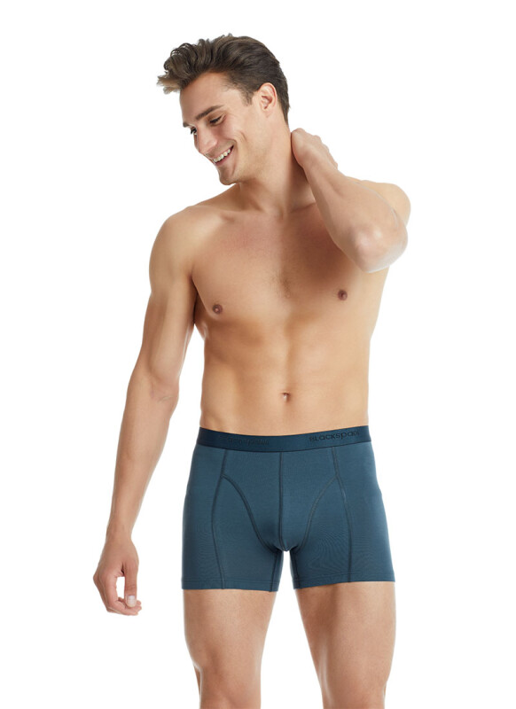 Erkek Pamuk Elastan Boxer Aura 9502 - Antrasit - 4