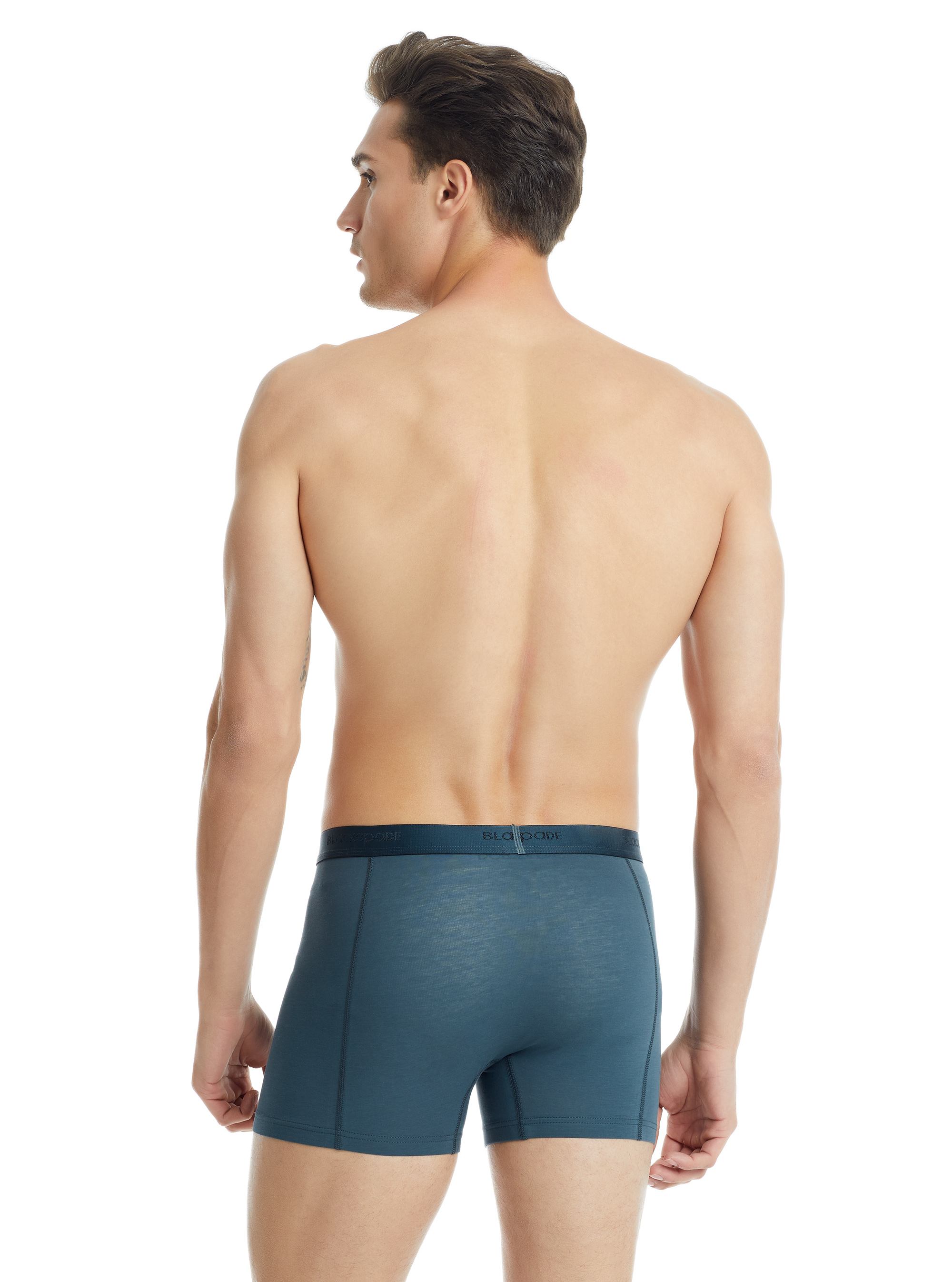 Erkek Pamuk Elastan Boxer Aura 9502 - Antrasit - Blackspade (1)