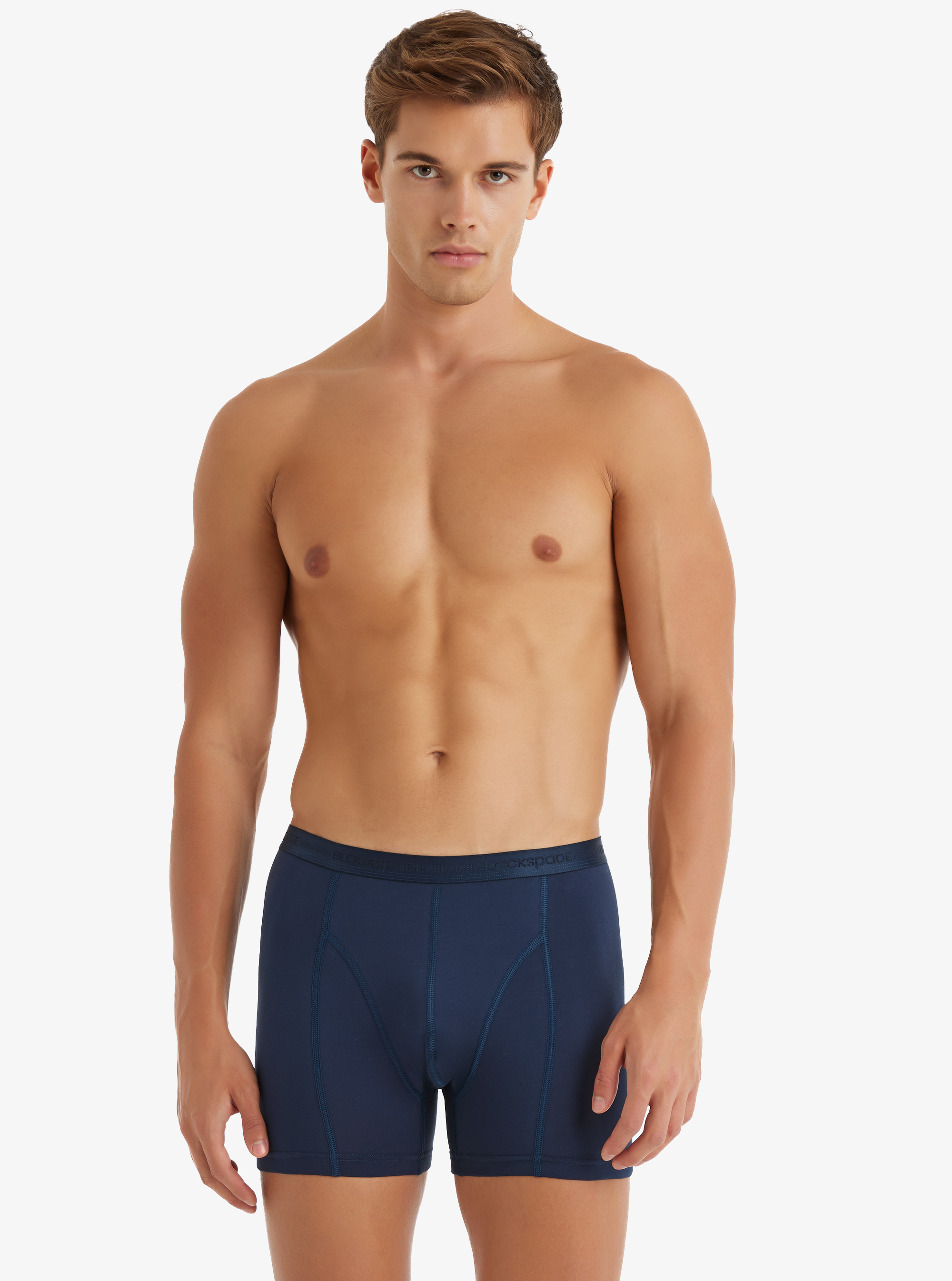 Erkek Pamuk Elastan Boxer Aura 9502 - Lacivert - Blackspade