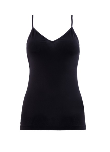 Kadın Atlet Aura Satin 1403 - Siyah - 2