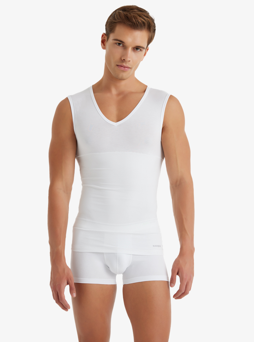 Erkek Korse Atlet 9208 - Beyaz - 1