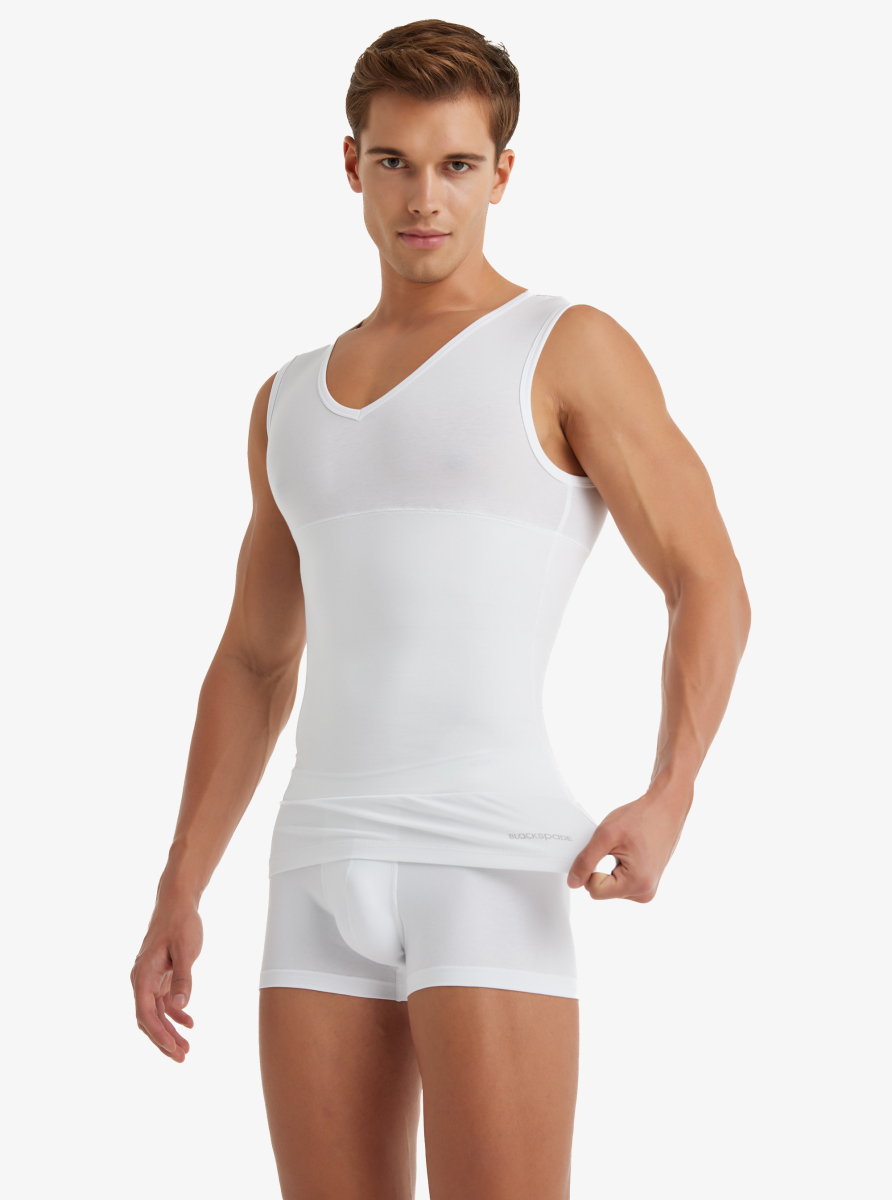 Erkek Korse Atlet 9208 - Beyaz - 2