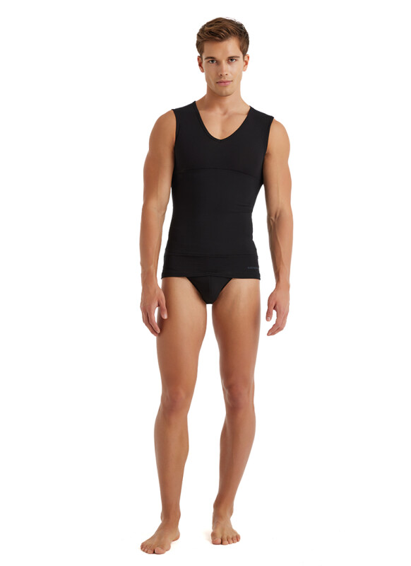 Erkek Korse Atlet 9208 - Siyah - Blackspade (1)