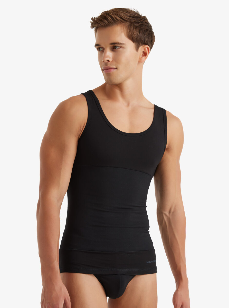 Erkek Korse Atlet 9209 - Siyah - Blackspade