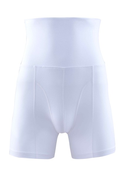 Erkek Pamuk Elastan Korse Boxer Yüksek Bel 9210 - Beyaz - 4