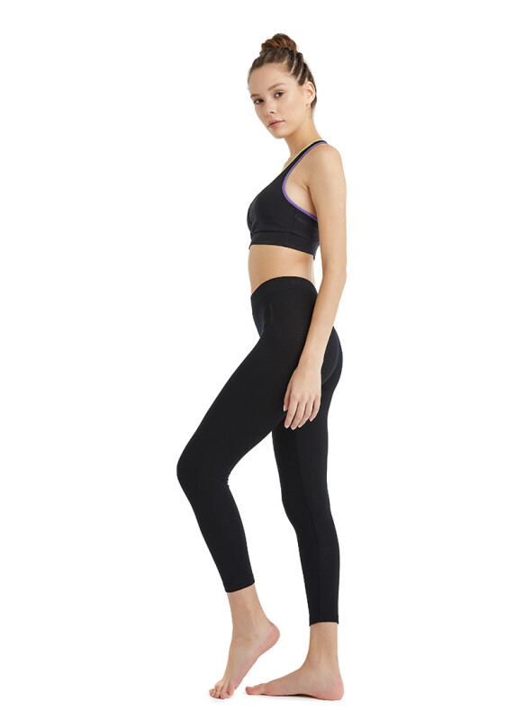 Kadın Tayt 80026 - Siyah - 2