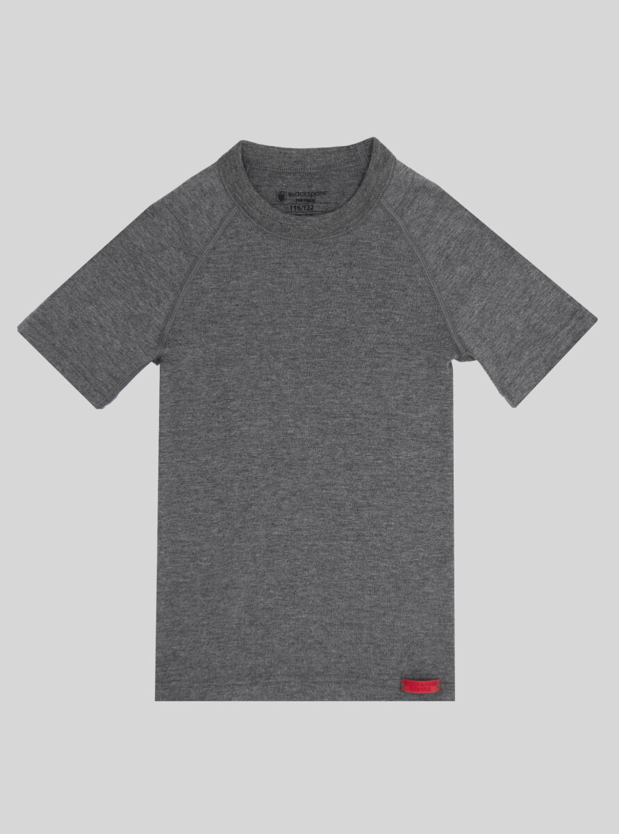 Çocuk Termal Tişört 2. Seviye 9267 - Gri Melanj - 1