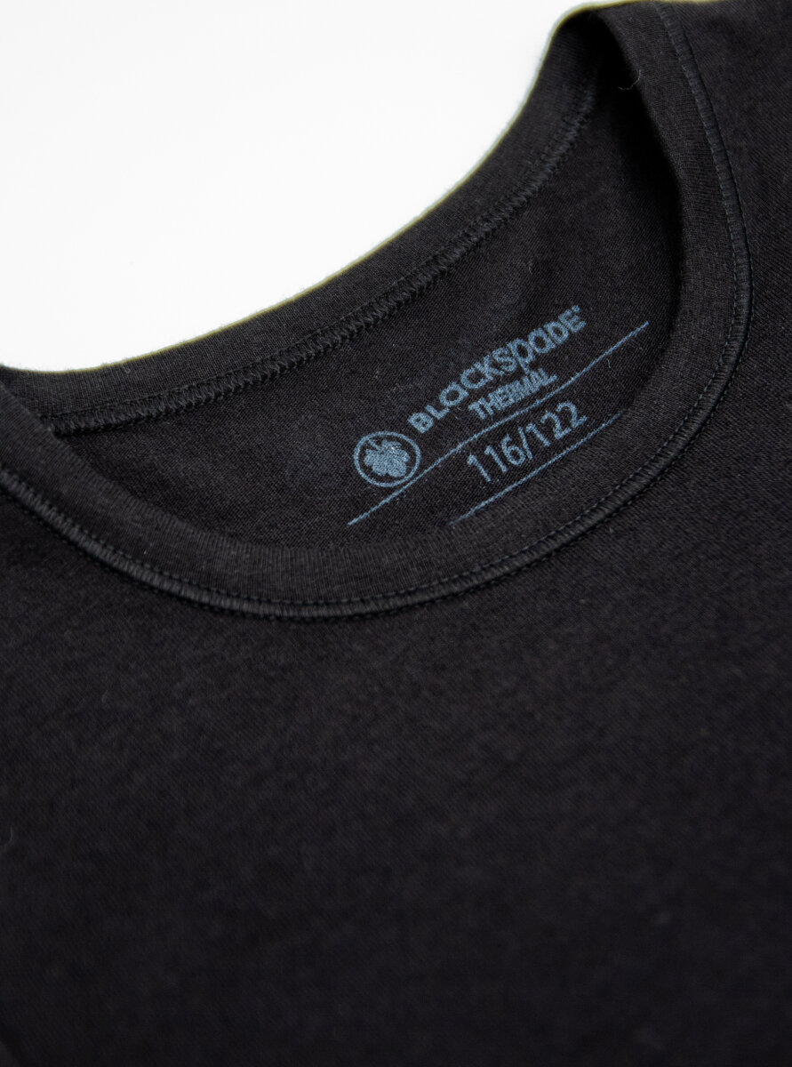 Çocuk Termal Tişört 1. Seviye 9299 - Siyah - 2