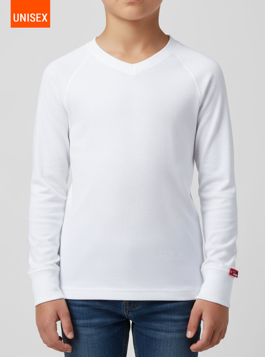 Çocuk Termal İçlik 2. Seviye 9248 - Beyaz - Blackspade