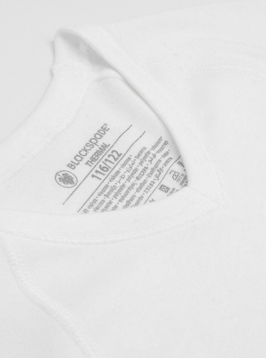 Çocuk Termal Tişört 2. Seviye 9249 - Beyaz - 2