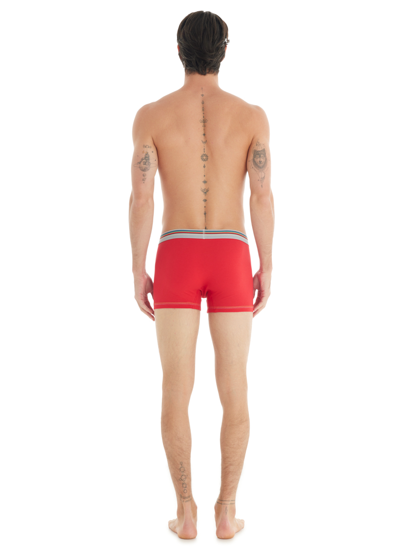 Erkek Pamuk Elastan Boxer Colours 9550 - Kırmızı - 6