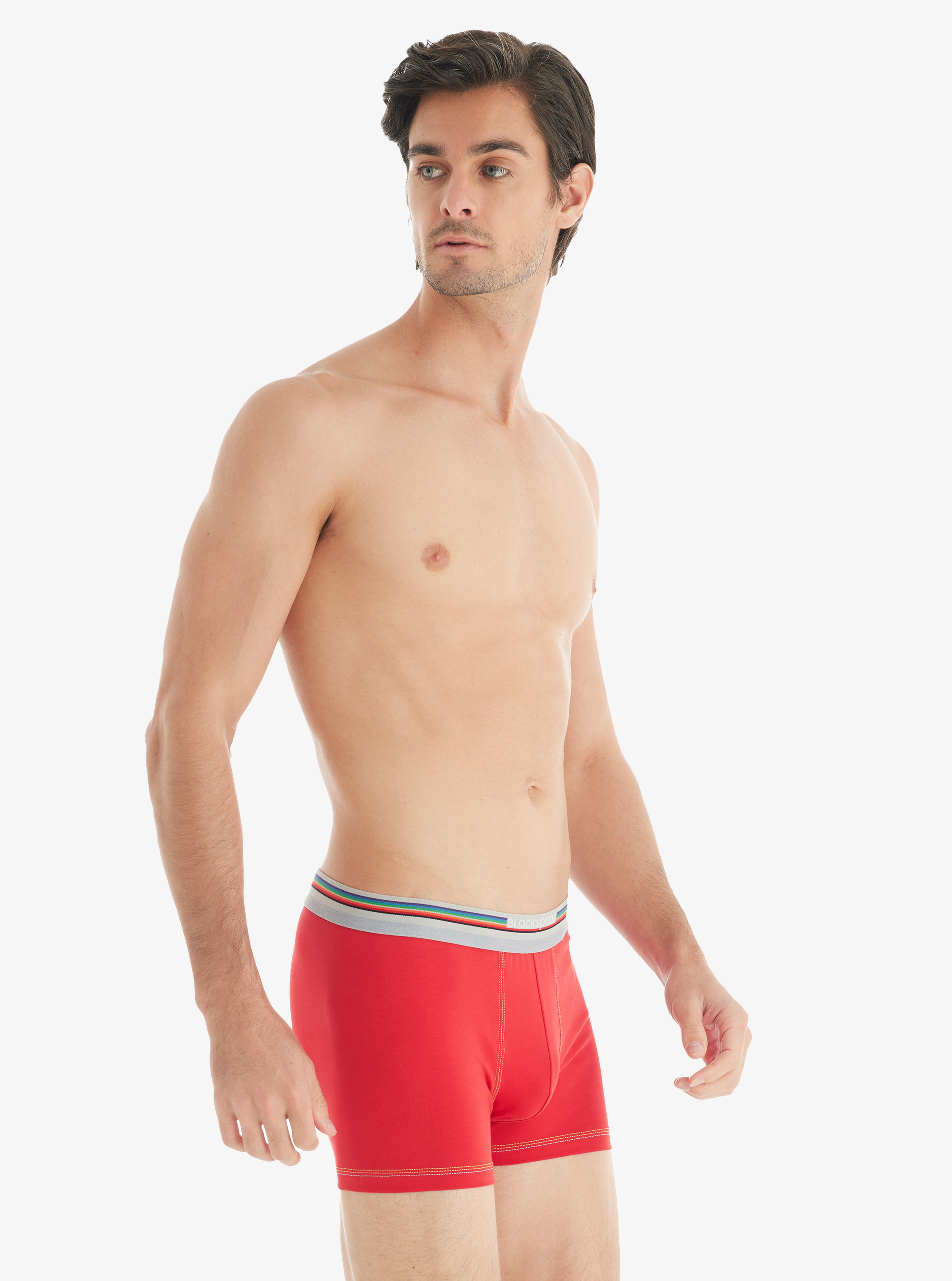 Erkek Pamuk Elastan Boxer Colours 9550 - Kırmızı - 1