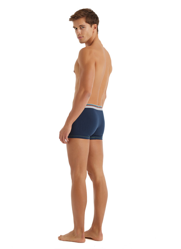 Erkek Pamuk Elastan Boxer Colours 9550 - Lacivert - 5