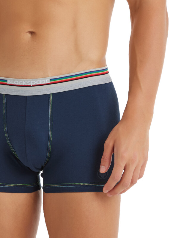 Erkek Pamuk Elastan Boxer Colours 9550 - Lacivert - 3