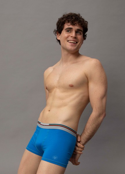 Erkek Pamuk Elastan Boxer Colours 9550 - Mavi - 6