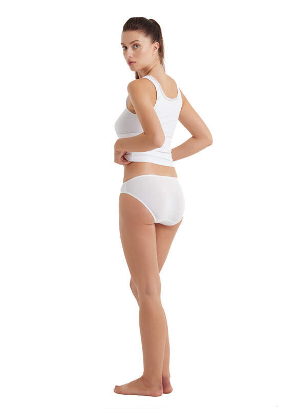 Kadın Atlet Comfort Elegance 1364 - Beyaz - 3