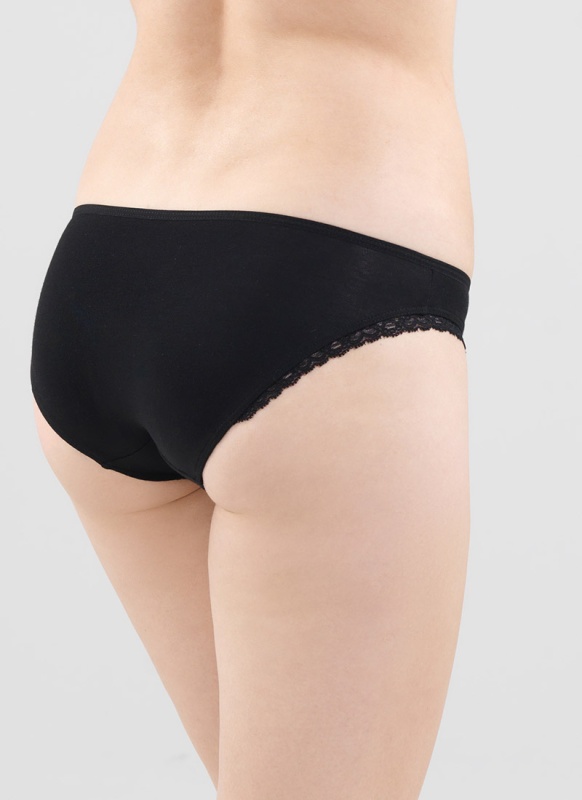 Kadın Slip Külot Comfort Elegance 1362 - Siyah - 2