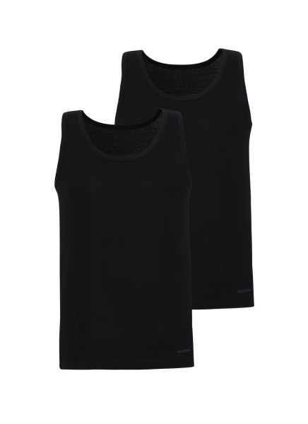 Erkek Atlet 2'li Paket Loose Fit 9225 - Siyah - Blackspade