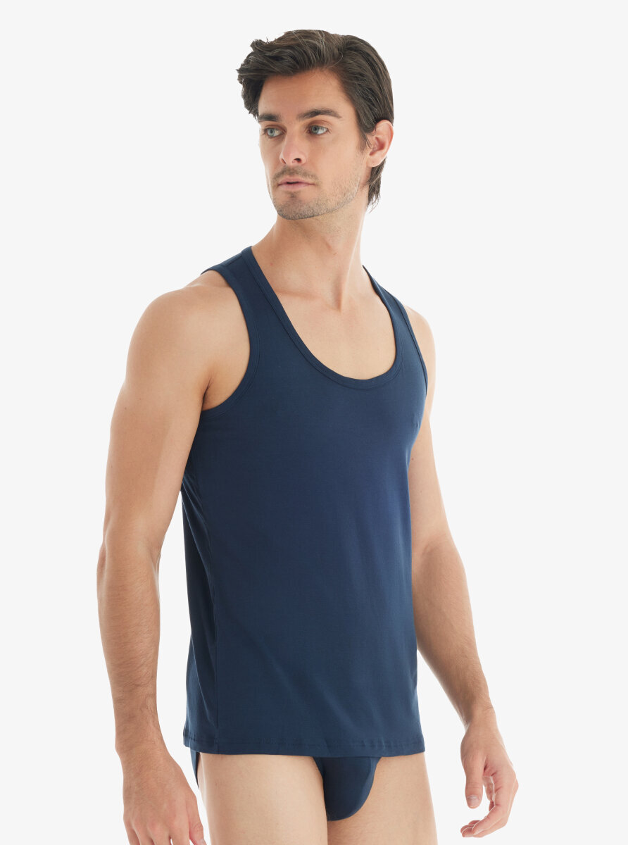 Erkek Atlet Silver 9305 - Lacivert - 1