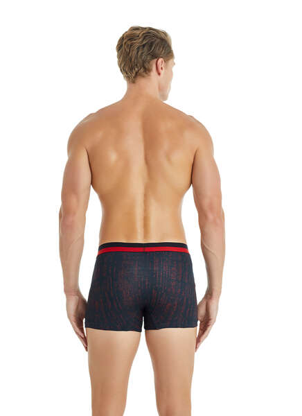 Erkek Boxer 30903 - Baskılı Siyah - 2