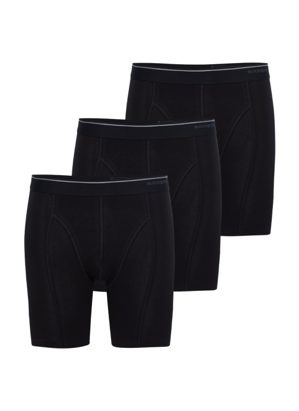 Erkek Boxer 3'lü Paket Tender Cotton 9683 - Siyah - 1