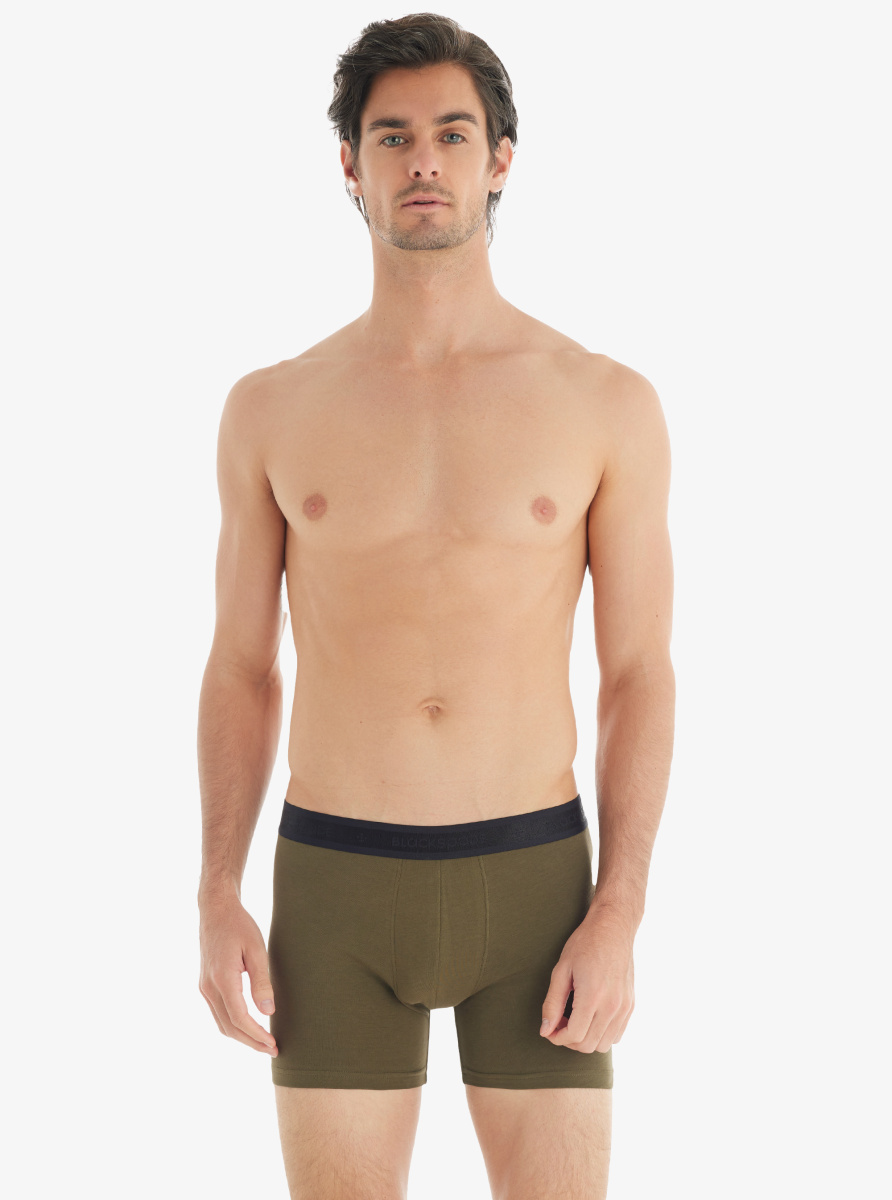 Erkek Boxer 40763 - Haki - Blackspade