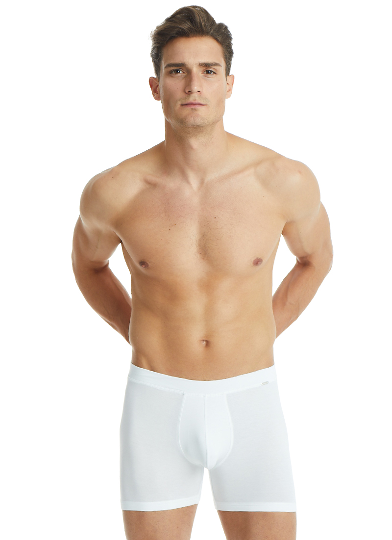 Erkek Modal Elastan Boxer Silver 9313 - Beyaz - 3