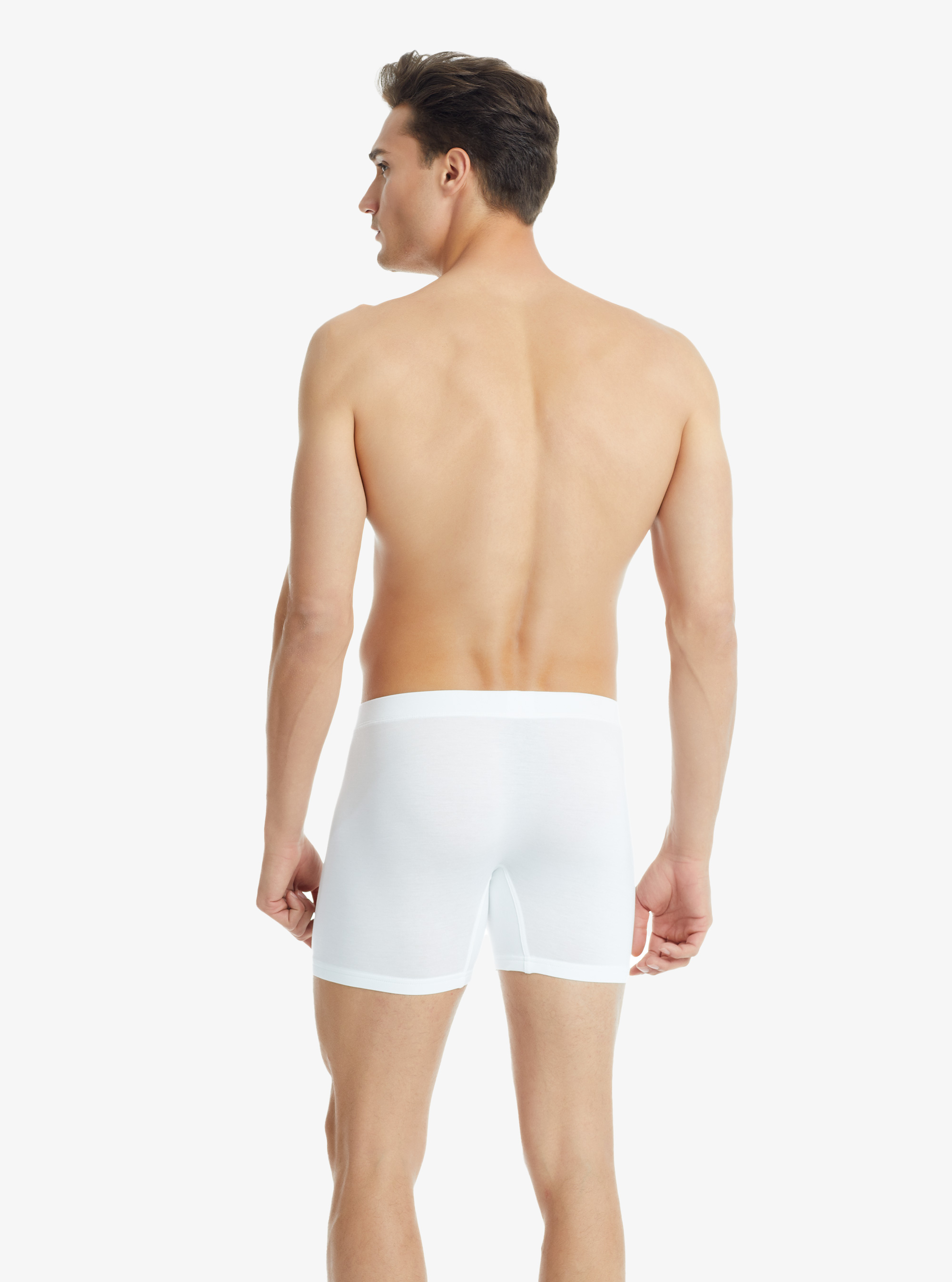 Erkek Modal Elastan Boxer Silver 9313 - Beyaz - 2