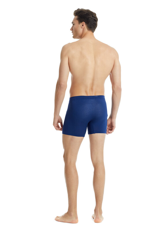 Erkek Modal Elastan Boxer Silver 9313 - Lacivert - 4