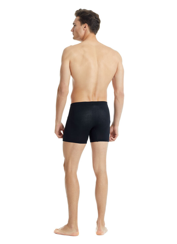 Erkek Modal Elastan Boxer Silver 9313 - Siyah - 6