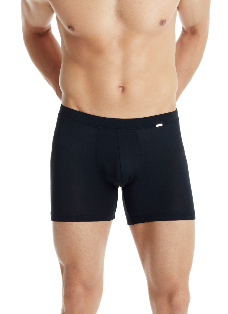 Erkek Modal Elastan Boxer Silver 9313 - Siyah - 4
