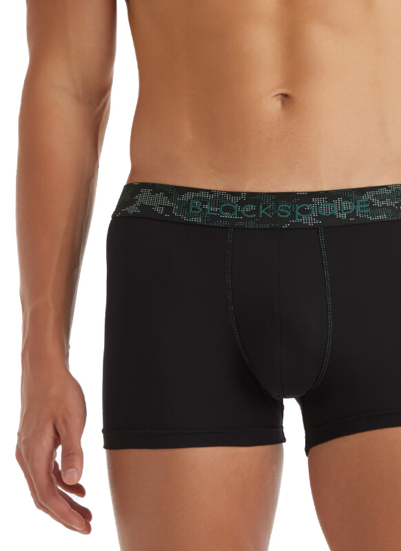 Erkek Pamuk Elastan Boxer 9555 - Siyah - 3