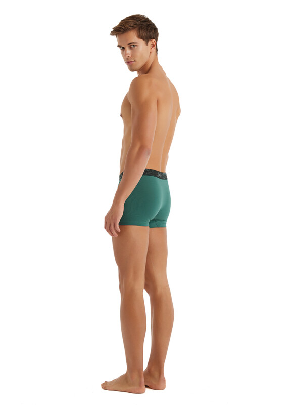 Erkek Pamuk Elastan Boxer 9555 - Yeşil - 5