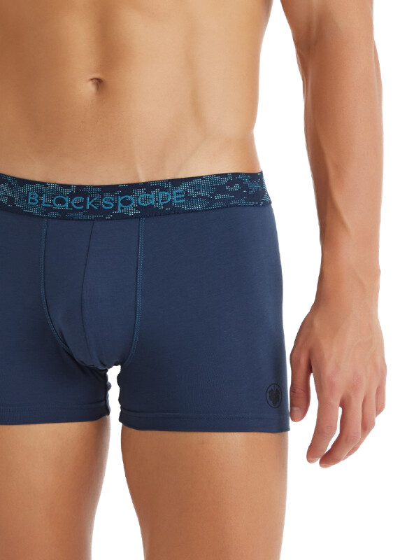 Erkek Pamuk Elastan Boxer 9556 - Lacivert - 3
