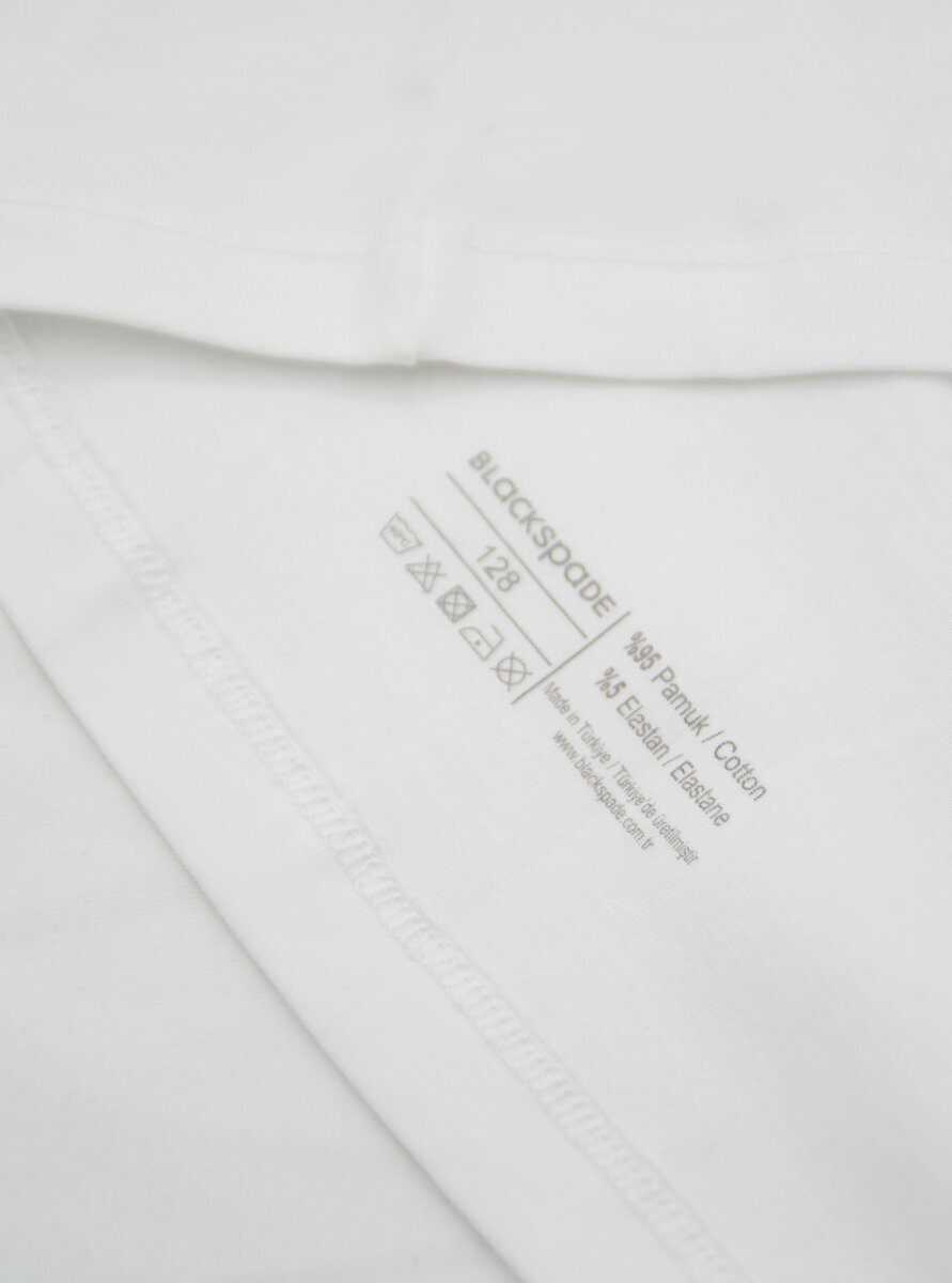 Erkek Çocuk Atlet 2'li Paket 9396 - Beyaz - 3