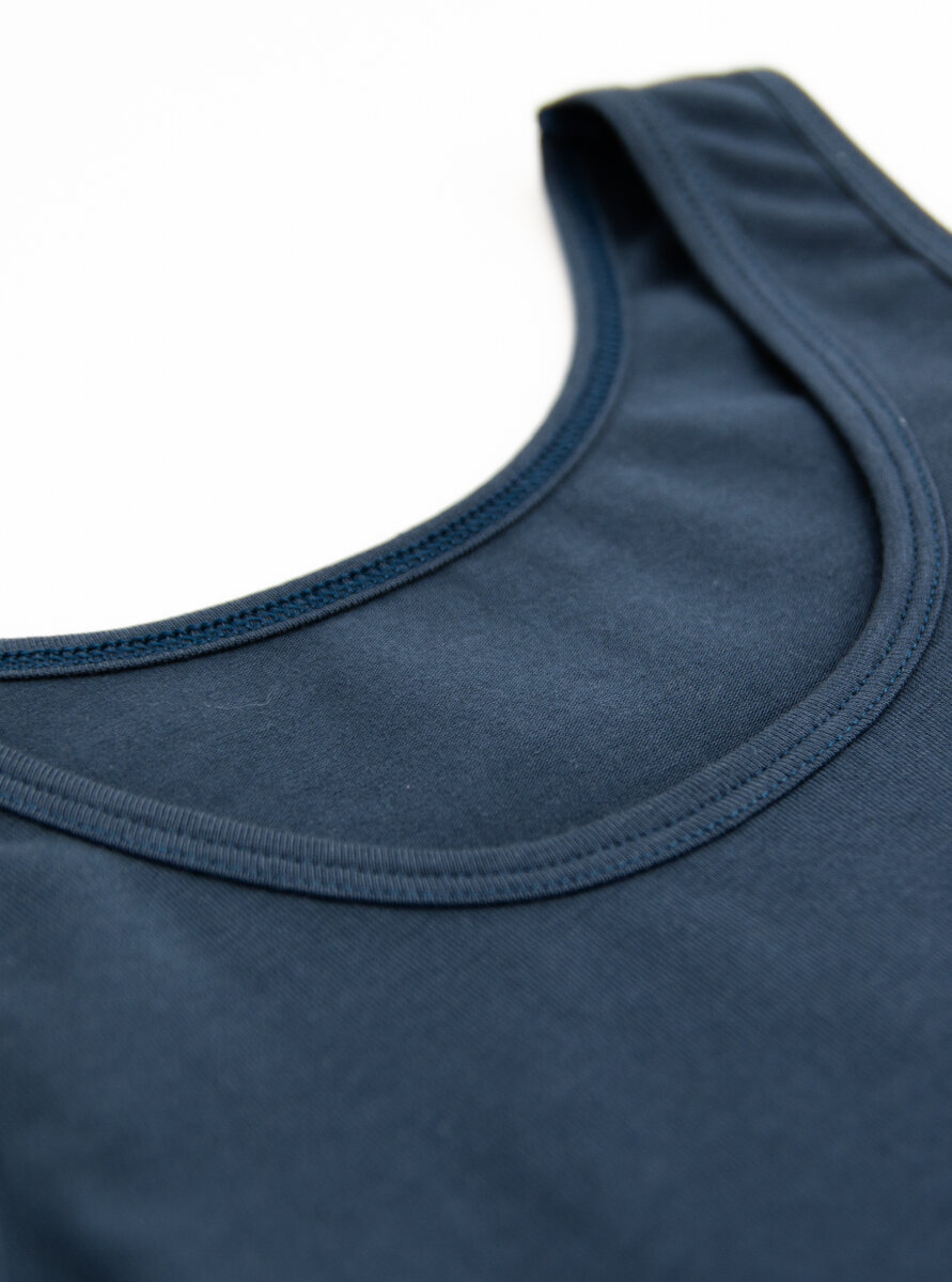 Erkek Çocuk Atlet 2'li Paket 9396 - Beyaz Lacivert - 3