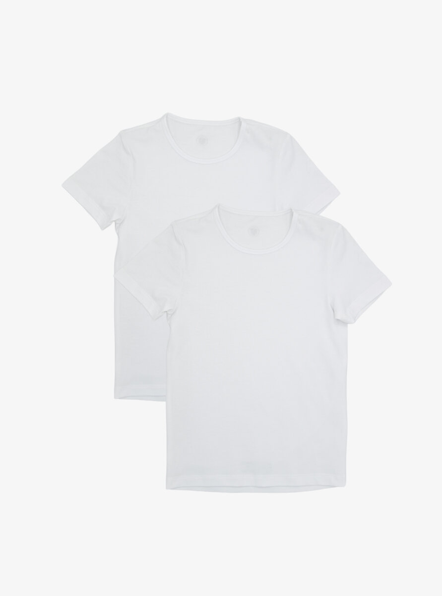 Erkek Çocuk Atlet 2'li Paket 9397 - Beyaz - 1