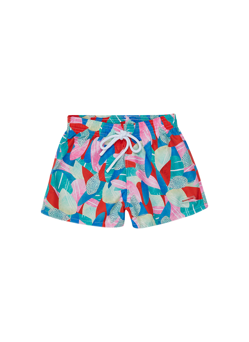 Erkek Çocuk Deniz Şortu 10624 - Desenli - Blackspade