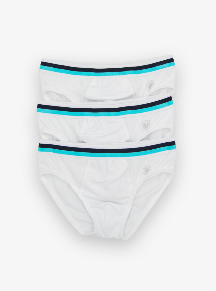 Erkek Çocuk Külot 3'lü Paket 9394 - Beyaz - 4