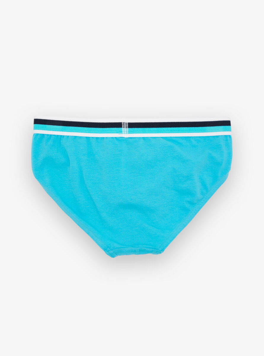 Erkek Çocuk Külot 3'lü Paket 9394 - Lacivert Aqua Beyaz - 4