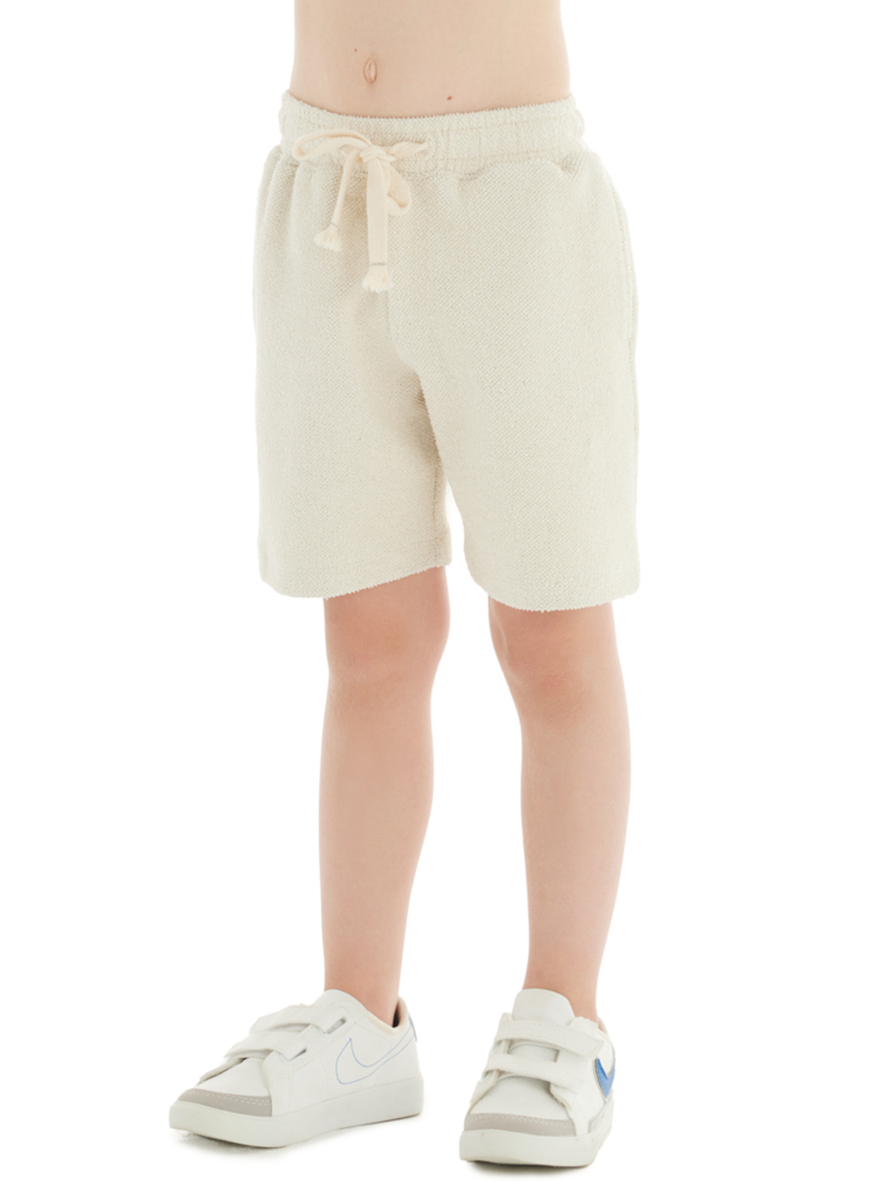 Erkek Çocuk Şort 40749 - Gri Melanj - 3