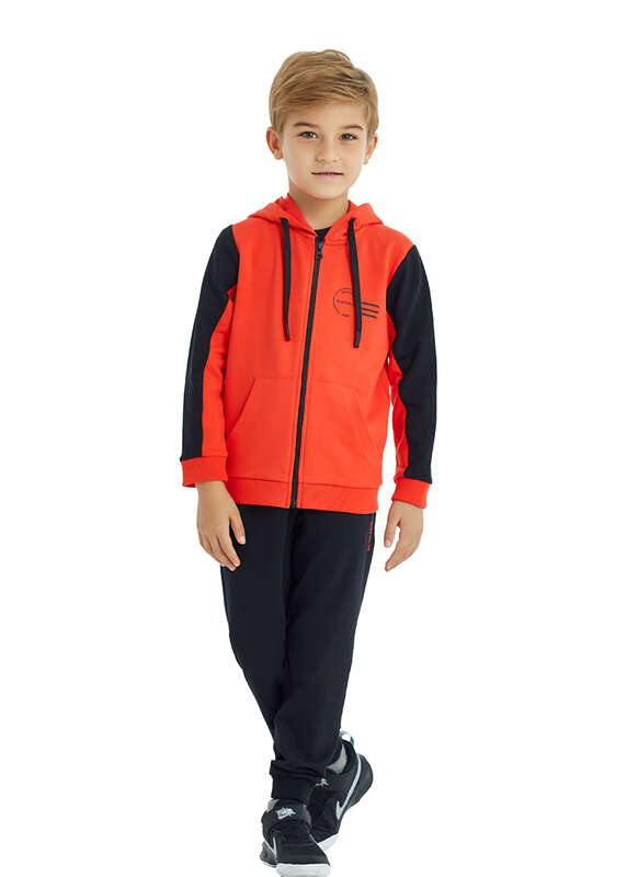 Erkek Sweatshirt 30943 - Turuncu - 2