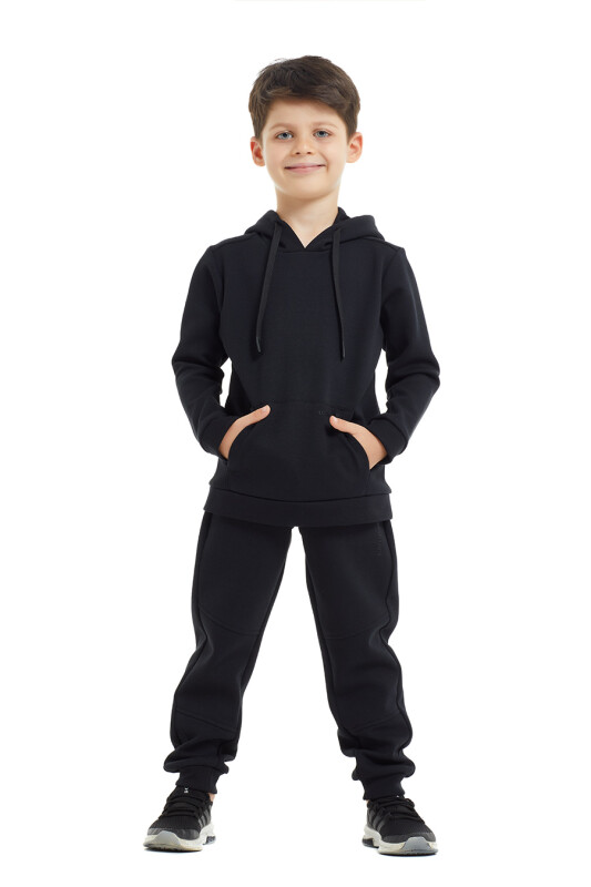 Erkek Çocuk Sweatshirt 80006 - Siyah - 1