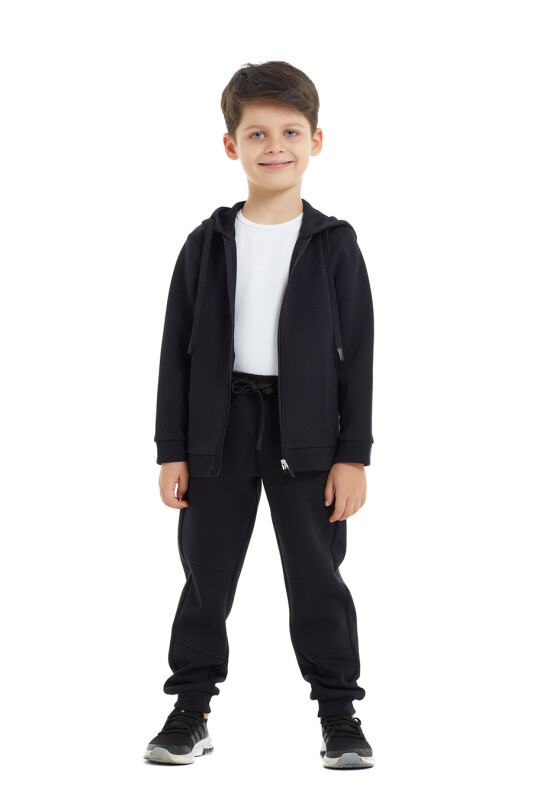 Erkek Çocuk Sweatshirt 80007 - Siyah - 1
