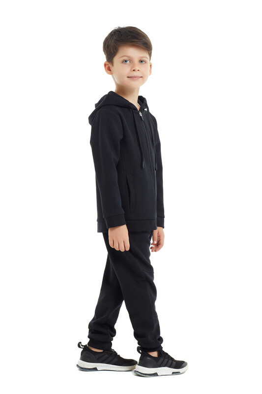 Erkek Çocuk Sweatshirt 80007 - Siyah - 4