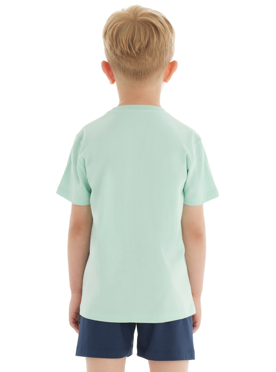 Erkek Çocuk T-Shirt 40750 - Açık Turkuaz - Blackspade (1)