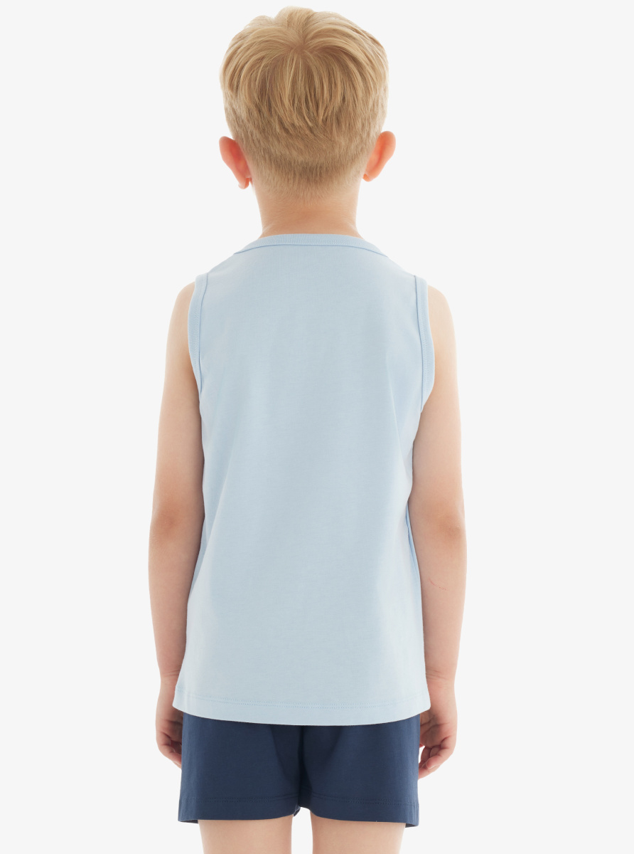 Erkek Çocuk T-Shirt 40751 - Mavi - Blackspade (1)