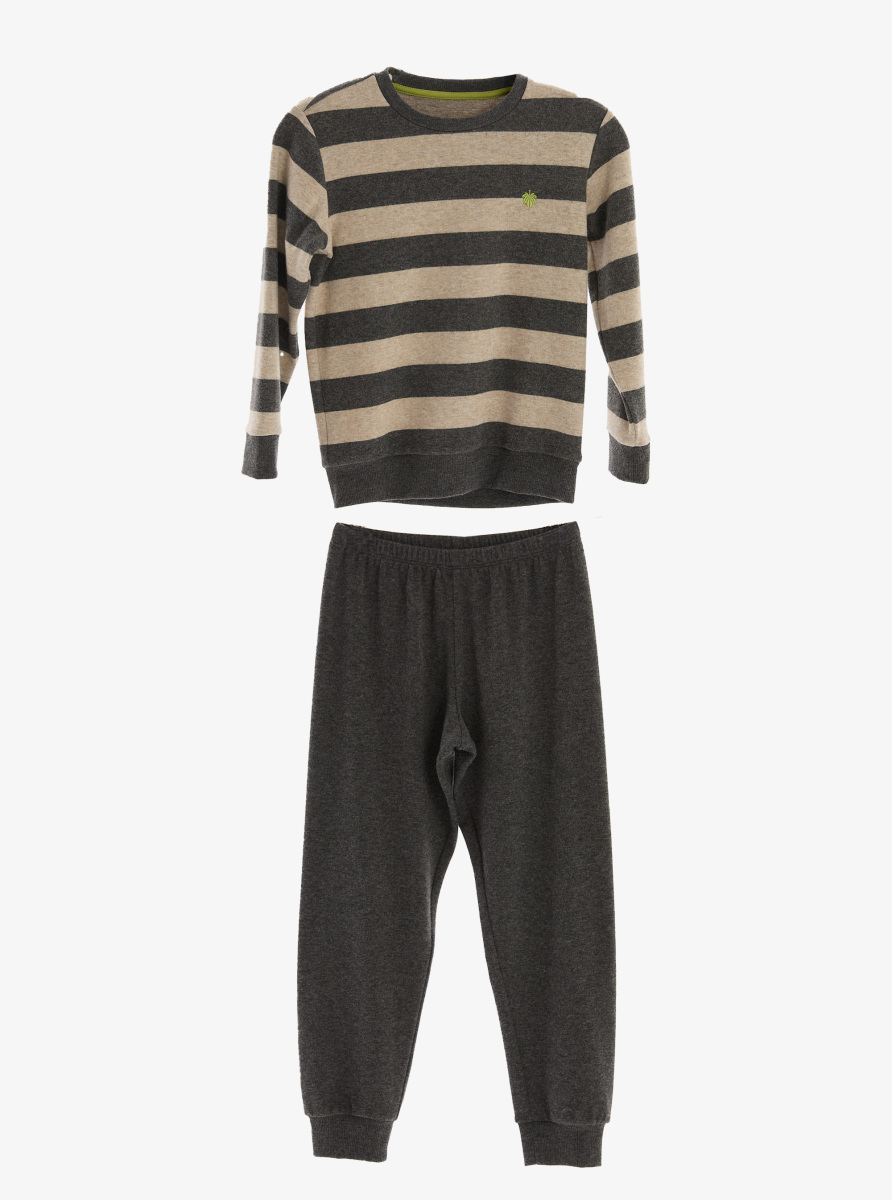 Erkek Çocuk Termal Pijama Takımı 40846 - Antrasit - 3